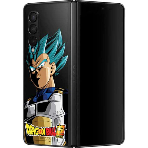 Dragon Ball Super Vegeta Galaxy Z Fold3 5G Skin