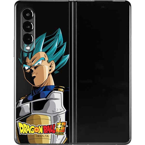 Dragon Ball Super Vegeta Galaxy Z Fold3 5G Skin