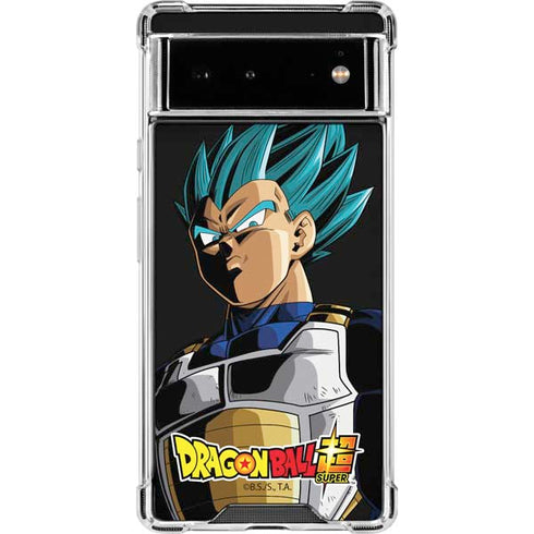 Dragon Ball Super Vegeta Google Pixel 6 Clear Case