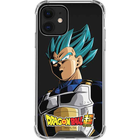 Dragon Ball Super Vegeta iPhone 12 Clear Case