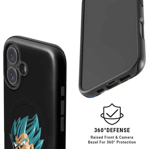 Dragon Ball Super Vegeta iPhone 16 Magsafe Impact Case