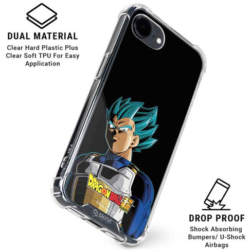 Dragon Ball Super Vegeta iPhone 16e Clear Case