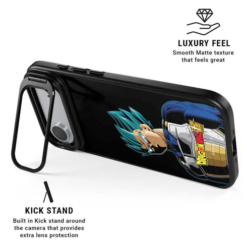 Dragon Ball Super Vegeta iPhone 17 Air Kickstand Case