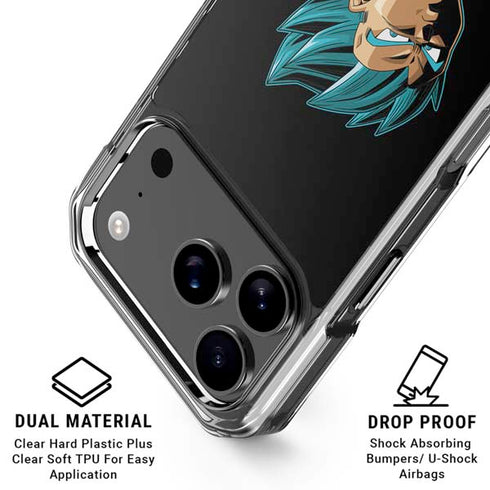 Dragon Ball Super Vegeta iPhone 17 Pro Max Clear Case