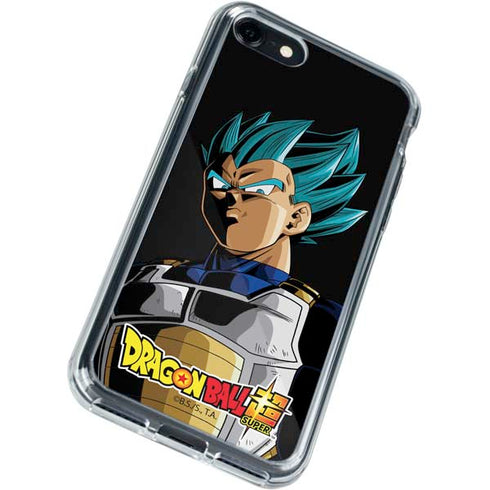 Dragon Ball Super Vegeta iPhone SE (2nd & 3rd Gen) Clear Case