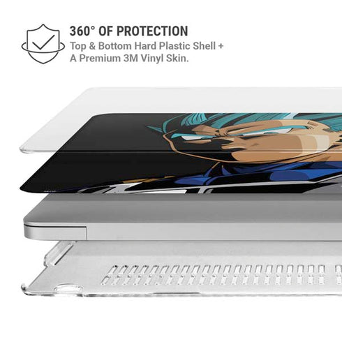 Dragon Ball Super Vegeta MacBook Pro 13in (2020) Case plus Skin
