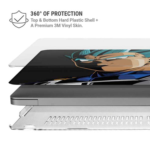 Dragon Ball Super Vegeta MacBook Pro 14in (2021-24) Case plus Skin
