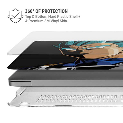 Dragon Ball Super Vegeta MacBook Pro 16in (2021-25) Case plus Skin