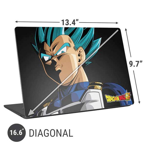 Dragon Ball Super Vegeta Universal Laptop 16.6in (13.4 x 9.7in) Skin
