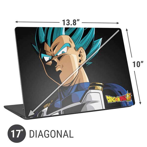 Dragon Ball Super Vegeta Universal Laptop 17in (13.8 x 10in) Skin