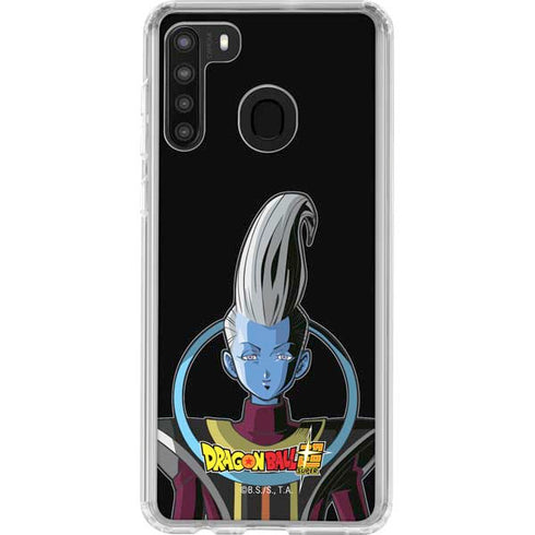 Dragon Ball Super Whis Portrait Galaxy A21 Clear Case