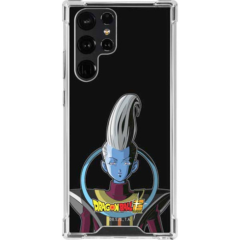 Dragon Ball Super Whis Portrait Galaxy S22 Ultra Clear Case