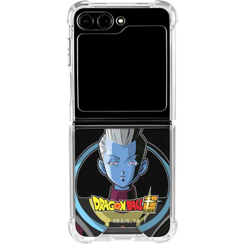 Dragon Ball Super Whis Portrait Galaxy Z Flip6 Clear Case