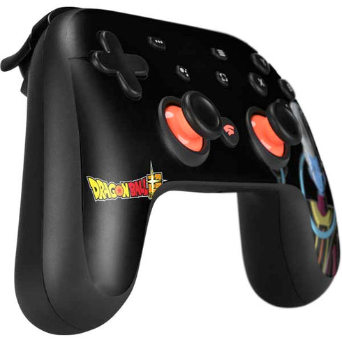 Dragon Ball Super Whis Portrait Google Stadia Controller Skin