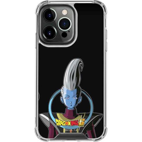 Dragon Ball Super Whis Portrait iPhone 14 Pro Clear Case
