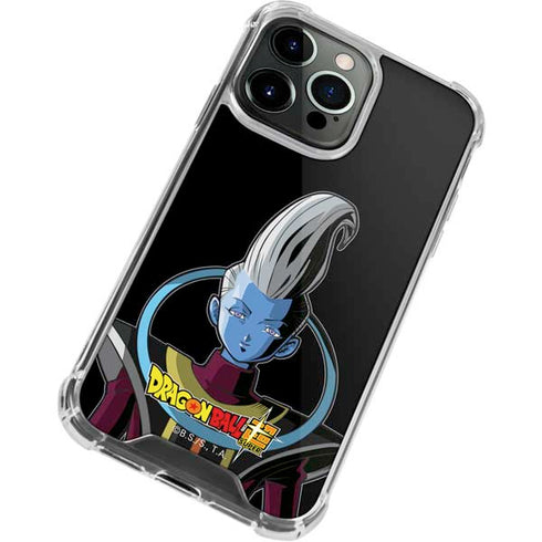 Dragon Ball Super Whis Portrait iPhone 14 Pro Clear Case