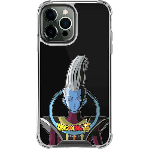 Dragon Ball Super Whis Portrait iPhone 14 Pro Max Clear Case