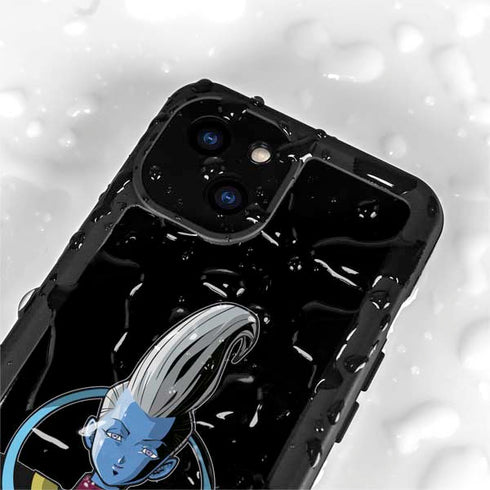 Dragon Ball Super Whis Portrait iPhone 15 Plus Waterproof Case