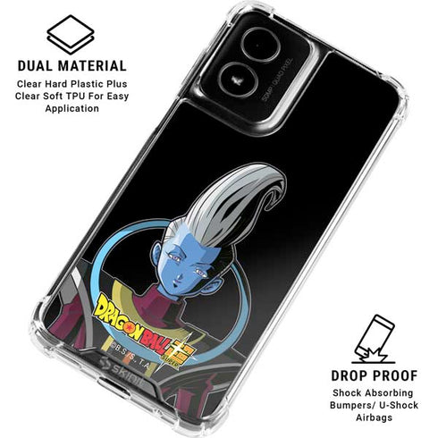 Dragon Ball Super Whis Portrait Moto G Power 5G (2024) Clear Case