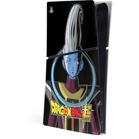 Dragon Ball Super Whis Portrait PS5 Slim Digital Edition Console Skin