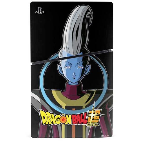 Dragon Ball Super Whis Portrait PS5 Slim Disk Console Skin