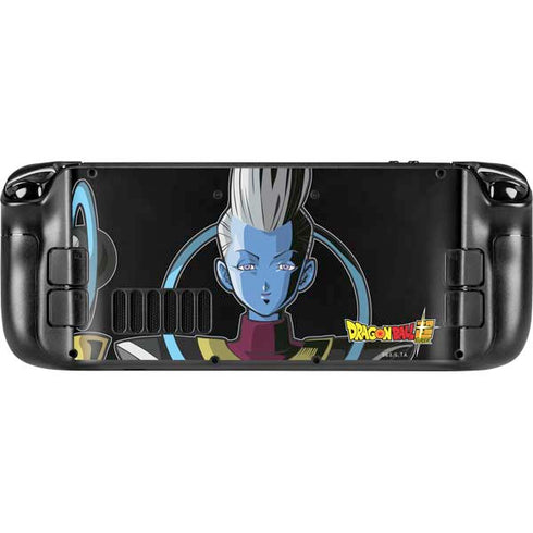 Dragon Ball Super Whis Portrait Steam Deck Handheld Gaming Computer OLED Skin