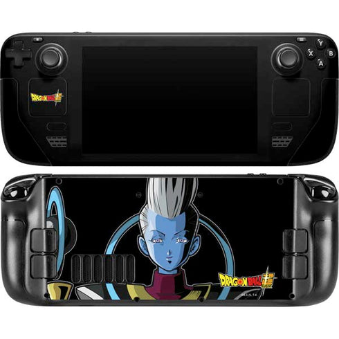 Dragon Ball Super Whis Portrait Steam Deck Handheld Gaming Computer Skin