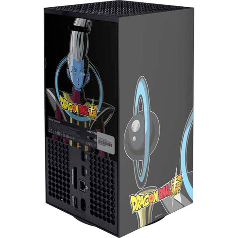 Dragon Ball Super Whis Portrait Xbox Series X Console Skin