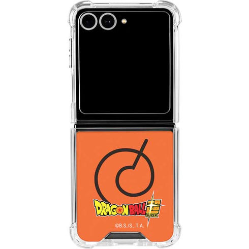 Dragon Ball Super Whis Symbol Galaxy Z Flip7 Clear Case