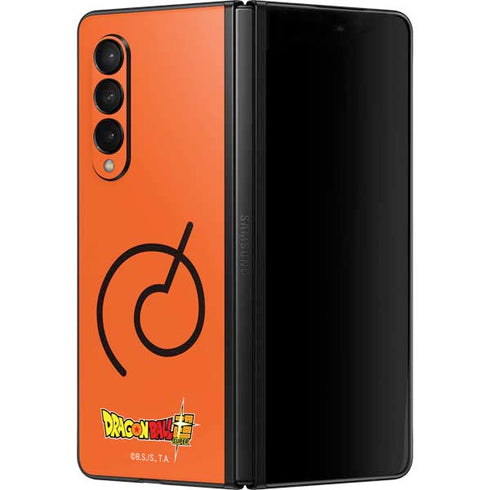Dragon Ball Super Whis Symbol Galaxy Z Fold3 5G Skin