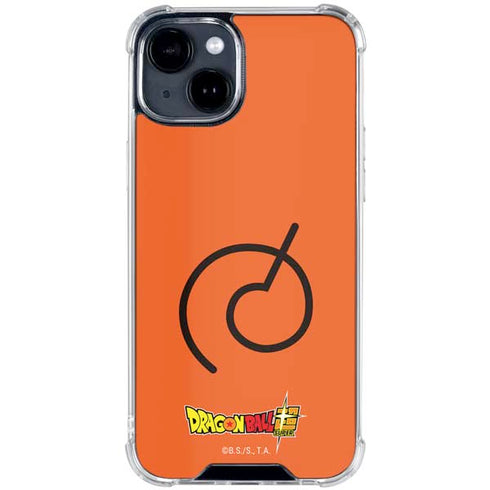 Dragon Ball Super Whis Symbol iPhone 14 Plus Clear Case