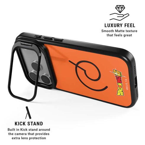 Dragon Ball Super Whis Symbol iPhone 17 Pro Kickstand Case