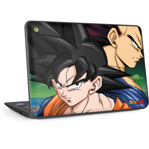 Dragon Ball Z Goku & Vegeta HP Chromebook Skin