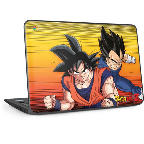 Dragon Ball Z Goku & Vegeta HP Chromebook Skin