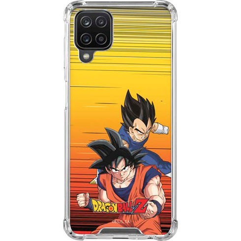 Dragon Ball Z Goku & Vegeta Galaxy A12 Clear Case