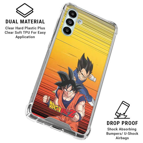 Dragon Ball Z Goku & Vegeta Galaxy A13 5G Clear Case