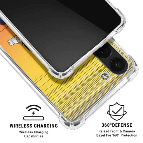 Dragon Ball Z Goku & Vegeta Galaxy A13 5G Clear Case