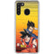 Dragon Ball Z Goku & Vegeta Galaxy A21 Clear Case