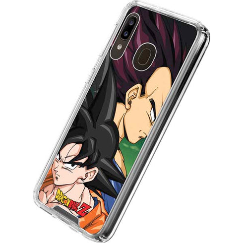Dragon Ball Z Goku & Vegeta Galaxy A30 Clear Case