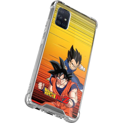 Dragon Ball Z Goku & Vegeta Galaxy A71 5G Clear Case