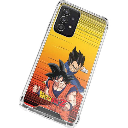Dragon Ball Z Goku & Vegeta Galaxy A72 5G Clear Case