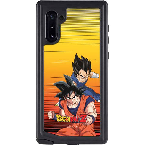 Dragon Ball Z Goku & Vegeta Galaxy Note 10 Waterproof Case