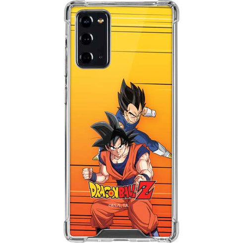 Dragon Ball Z Goku & Vegeta Galaxy Note20 5G Clear Case