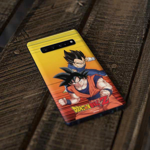 Dragon Ball Z Goku & Vegeta Galaxy S10 Skin