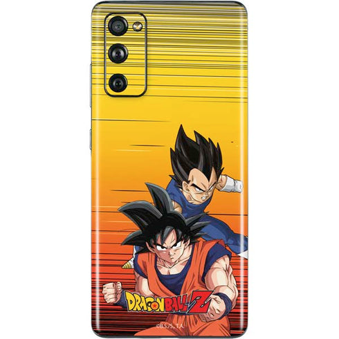 Dragon Ball Z Goku & Vegeta Galaxy S20 Fan Edition Skin