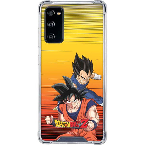 Dragon Ball Z Goku & Vegeta Galaxy S20 FE Clear Case