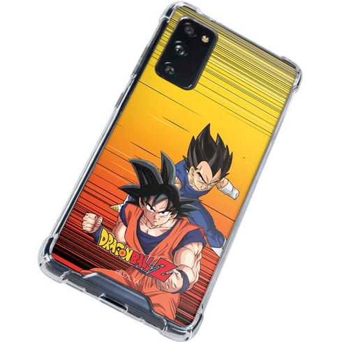 Dragon Ball Z Goku & Vegeta Galaxy S20 FE Clear Case