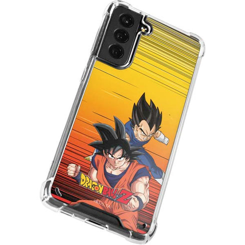 Dragon Ball Z Goku & Vegeta Galaxy S21 Plus 5G Clear Case