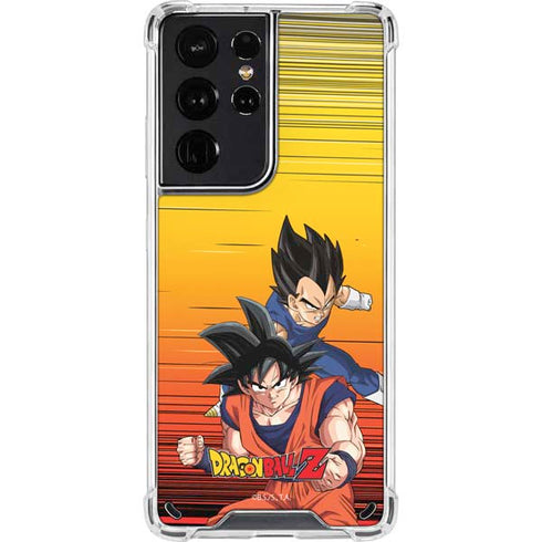 Dragon Ball Z Goku & Vegeta Galaxy S21 Ultra 5G Clear Case