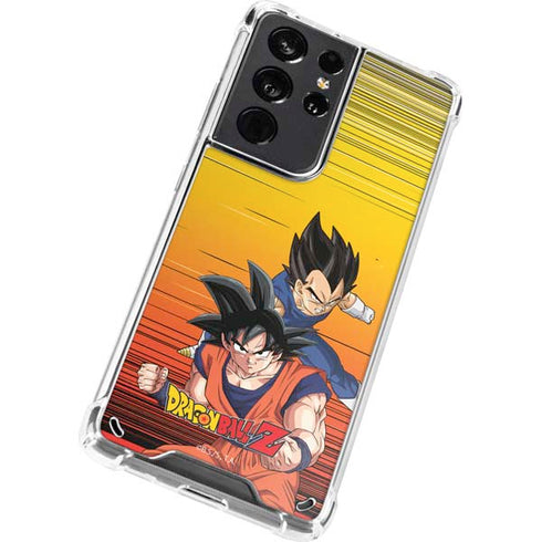 Dragon Ball Z Goku & Vegeta Galaxy S21 Ultra 5G Clear Case